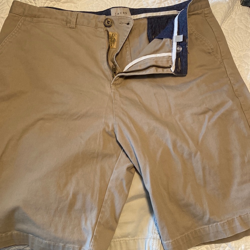 2 pair khaki shorts in excellent condition.